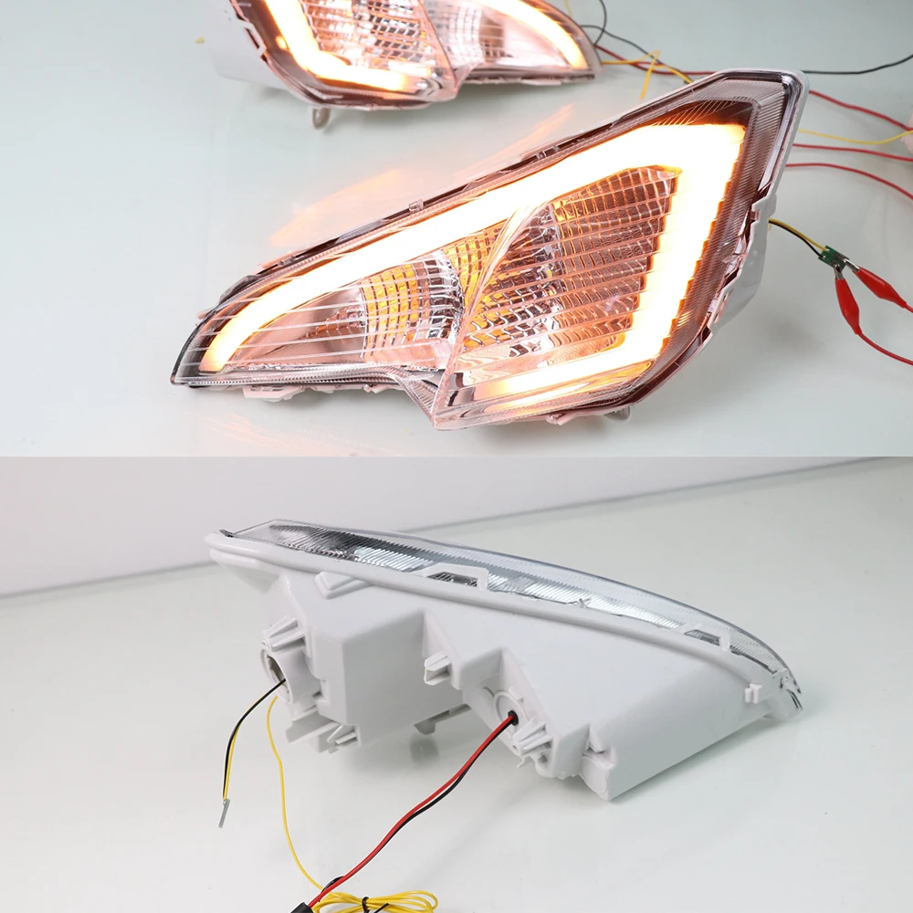 CSCSNL 2 светодиодный т. светодиодные дневные ходовые огни для Ford EcoSport 2018 2019 2020