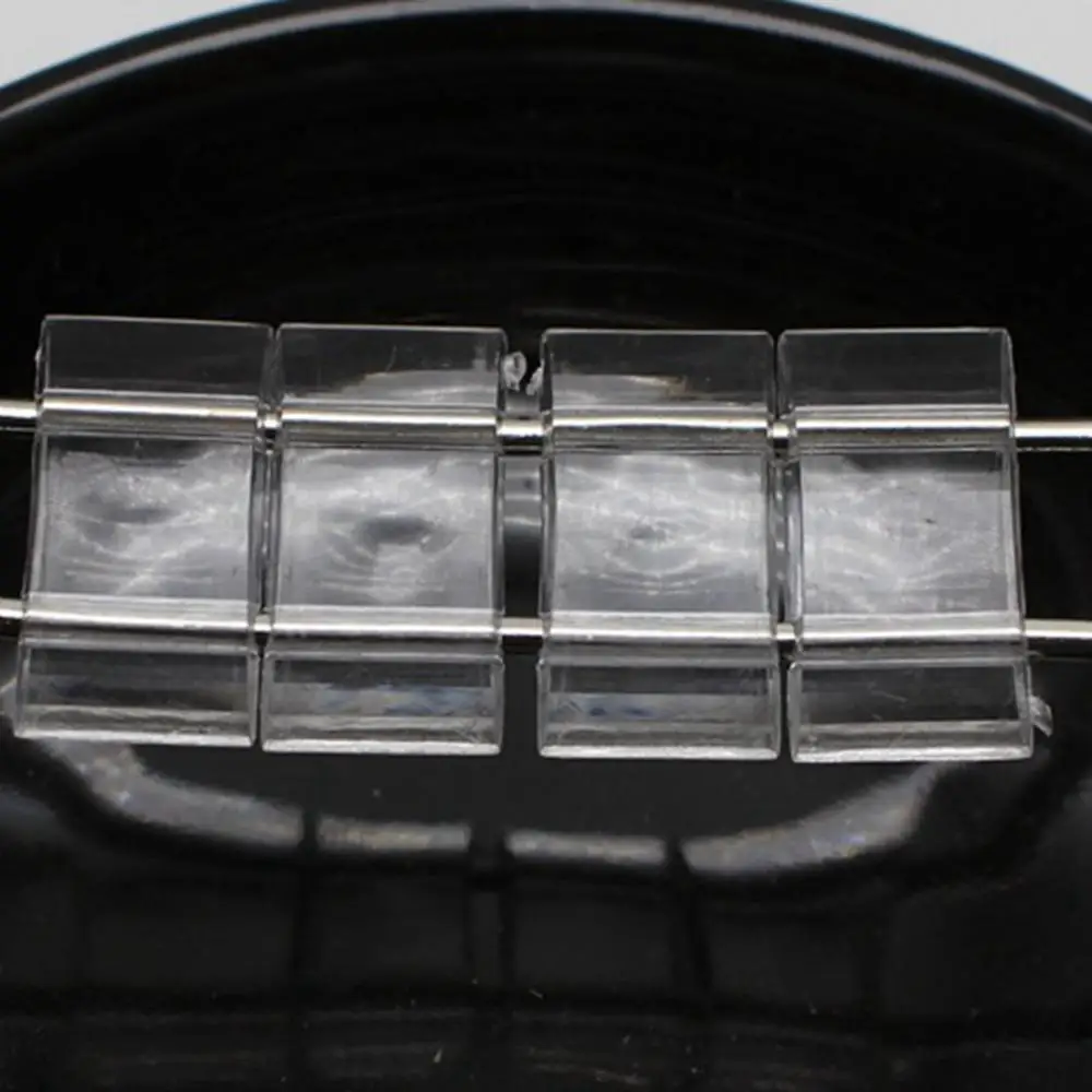 100 прозрачные акриловые Квадратные бусины с 2 отверстиями 18x9 мм|2-hole beads|beads beadsbeads