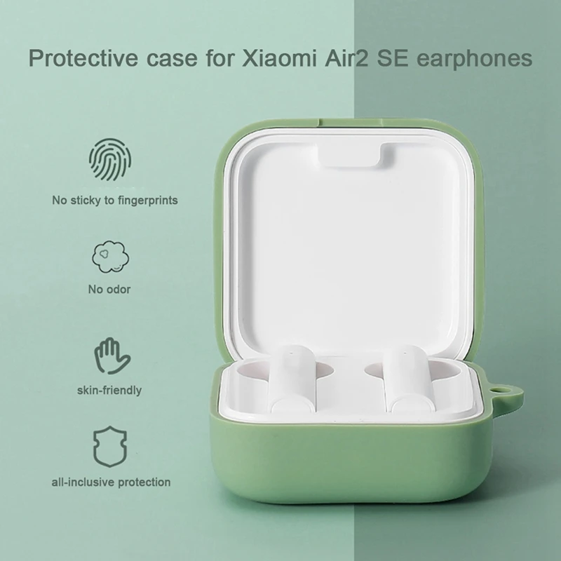 2 шт. силиконовый чехол Защитный противоударный для Xiaomi Air2 SE беспроводные Bluetooth