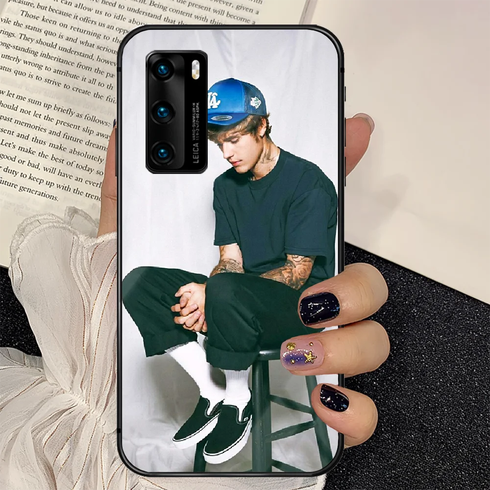 

Justin Bieber Phone Tempered Glass Case Cover For Huawei P Nova Mate 5T 20 30 40 E Pro Lite Smart 2019 2021 Fashion Bumper