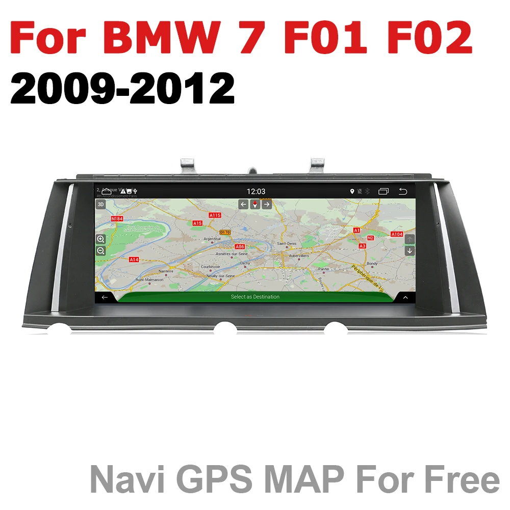 Автомобильный мультимедийный плеер с GPS навигацией для BMW 7 Series F01 F02 2009 2010 2011 2012 CIC