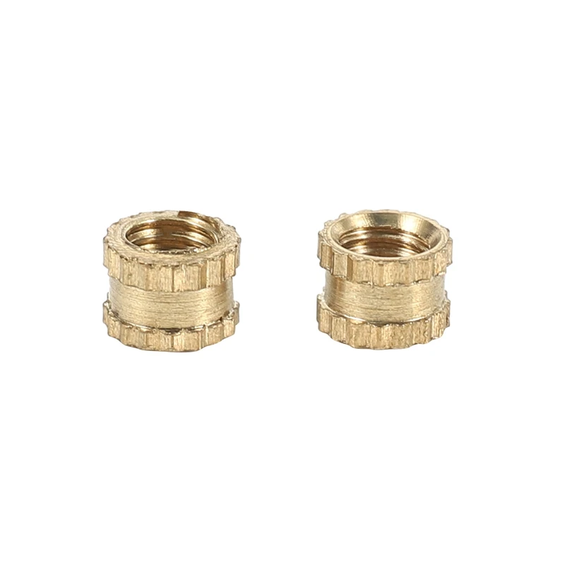 M3 X 3Mm Female Thread Brass Knurled Threaded Insert Embedment Nuts 100PCS | Обустройство дома