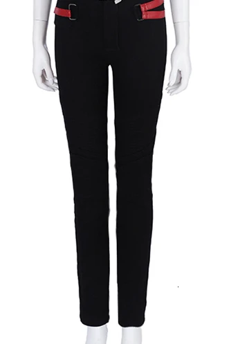 pants Костюм для косплея в стиле cybernetics и панк, кожаная куртка, набор для Хэллоуина для девочек, Индивидуальный размер - Цвет: pants
