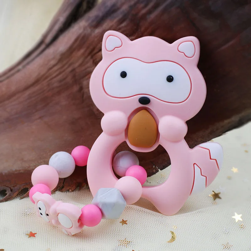 Детское Силиконовое кольцо-погремушка | Мать и ребенок