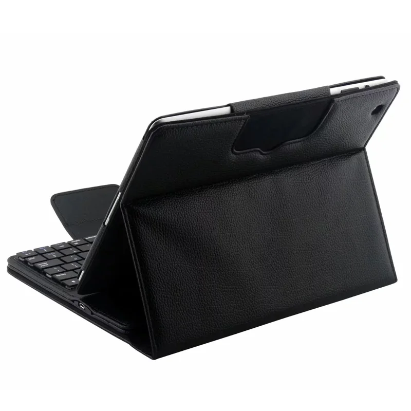 

FULAIKATE Wireless Keyboard for iPad 2 3 4 9.7 Litchi Stand Flip Case Removeable Business Back Cover Wireless Keyboard for iPad4