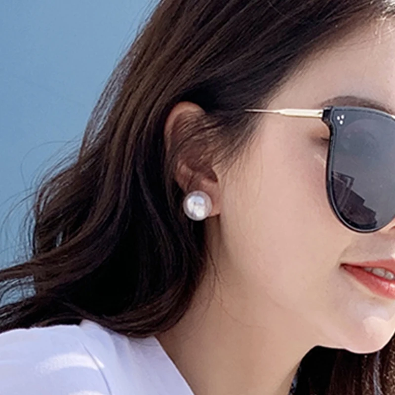 Xinwei модные жемчужные серьги милые ювелирные изделия массивные для девушек