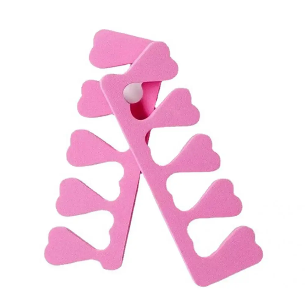 

2Pcs/Set Non-Fading Reusable Protect Toes Nail Art Manicure Pedicure Gel Dividers Tools Toe Stretcher for Salon