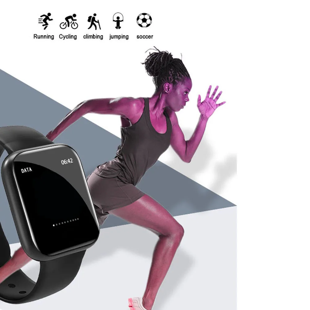 

Stylish Stainless Steel Smart Watch Women Smart Digital Watch Wristband Fitness Bracelet Smart Clock Hours PK T80 P70 Smartwatch