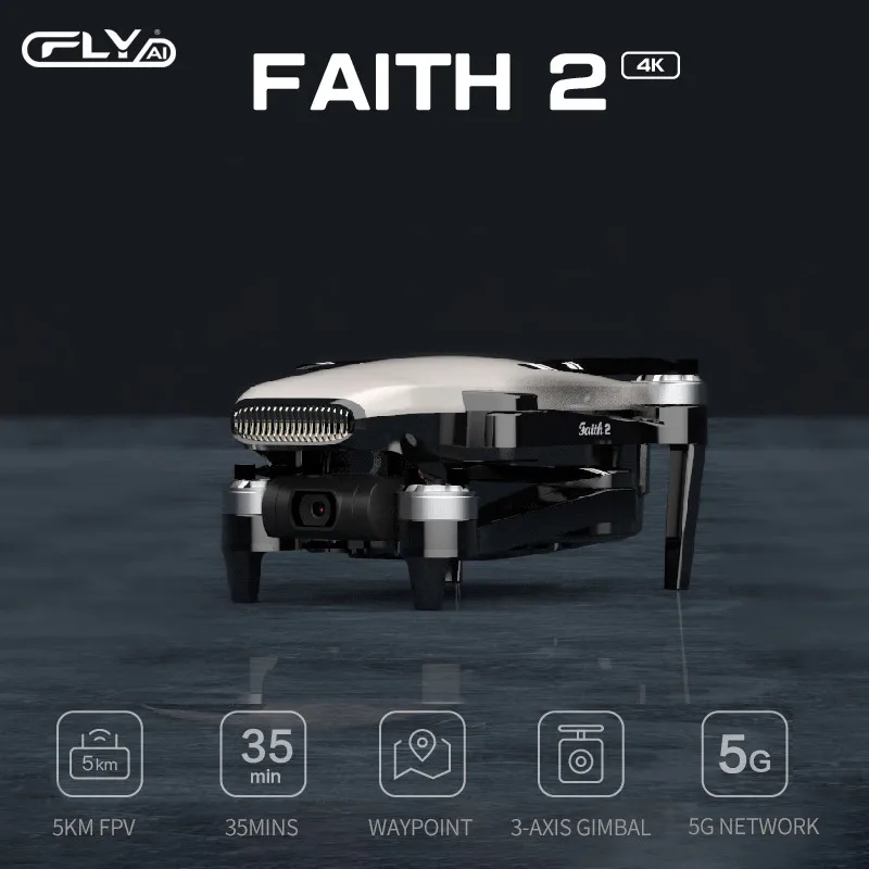 

CFLY Faith 2 Drone 4K Profesional FPV GPS 5G HD WiFi Drone 3-Axis Gimbal Brushless Dron With 20 Million Pixels Photo Quadcopter