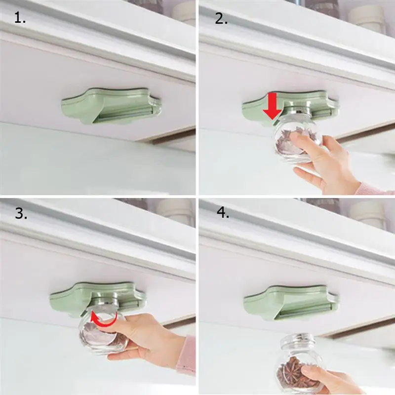 Креативный многофункциональный открывалка для банок и бутылок "Милый" с роторным механизмом для крепления под столешницей и шкафом в кухне. Новинка.