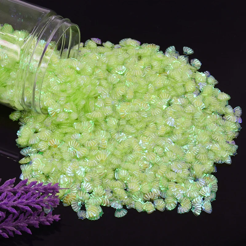 7 мм блесток в виде ракушки блестки для нейл-арта шитья свадебного декора