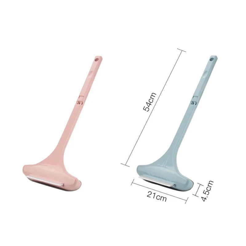 

Long Handle Window Cleaning Brush Removable Double Sided Scraper Plastic Handles Glass Dust Brush Household Cleaning Tools