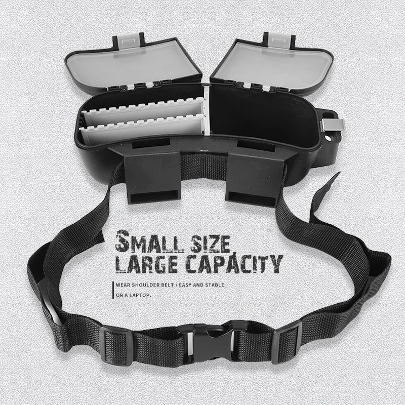 Поясная коробка для рыболовных приманок многофункциональная портативная