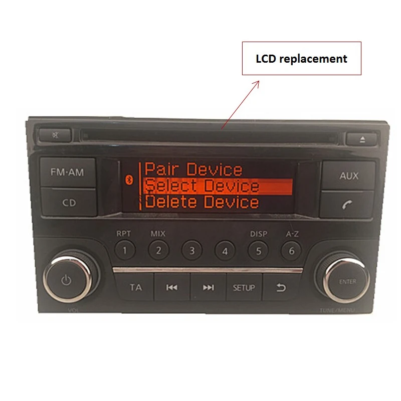 Для Daewoo радио CD плеер пиксель ремонт жк дисплей экран для Nissan Qashqai X Trail Frontier Note Juke