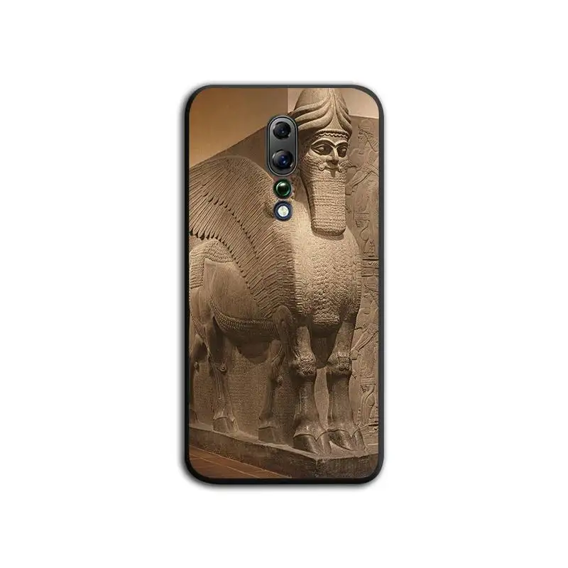

Lamassu Assyrian Winged Lion And Winged Bull Phone Case For Oppo A5 A9 2020 Reno2 z Renoace 3pro A73S A71 F11