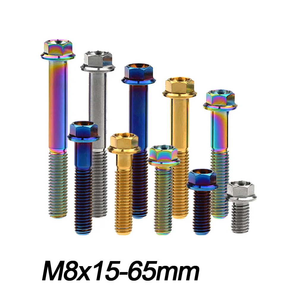 Титановый фланцевый шестигранный маленький болт Xingxi M8X15 20 25 30 35 40 45 50 55 60 65