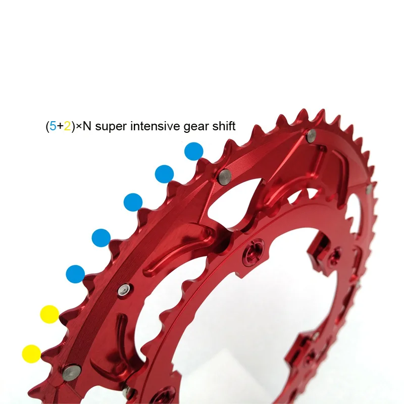 Дорожный велосипед SNAIL 700C 110BCD 50/35T комплект овальных звездочек для велосипеда 7075-T6