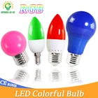 Светодиодная лампочка E27 E14 3 Вт 5 Вт 7 Вт Светодиодная лампа RGB A60 A50 G45 C35 светодиодная свесветильник цветная SMD 2835 220 В переменного тока 240 В