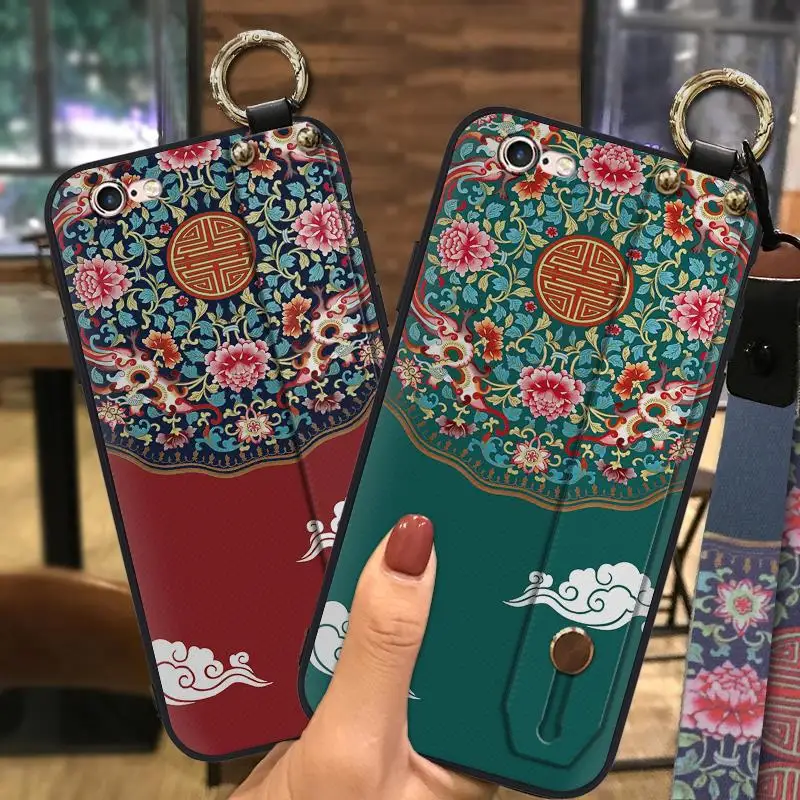 Чехол для телефона в китайском стиле iphone6 Plus-6S Plus ударопрочный браслет тонкий