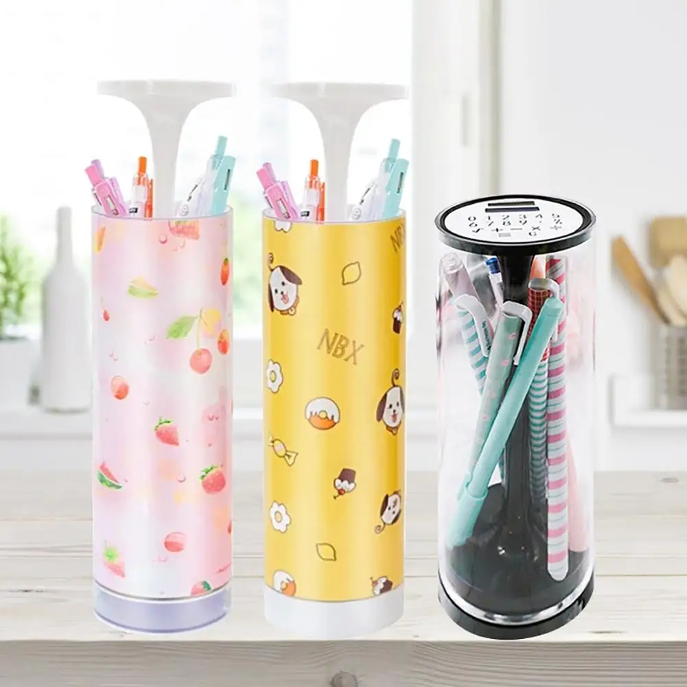 Инновационный футляр для ручек многофункциональный подъемный чехол карандашей