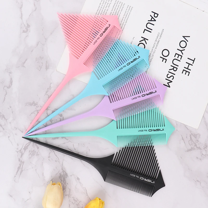 

Hair Dyeing Highlighting Brush Barber Styling Flexible Tail Hair Cutting Comb