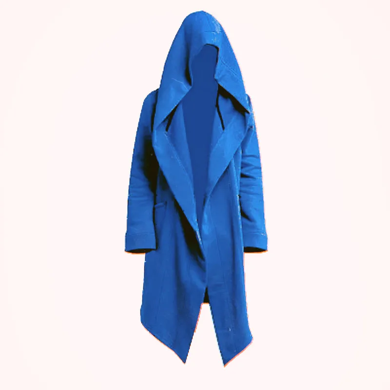 

2021 Men Casual Hooded Sweatshirts Black Hoodies Fashion Jacket long Sleeves Cloak Coats Outwear Hot Sale