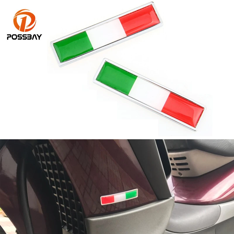 2 шт. автомобильные наклейки POSSBAY Италия|flag sticker|car autocar stickers decoration |