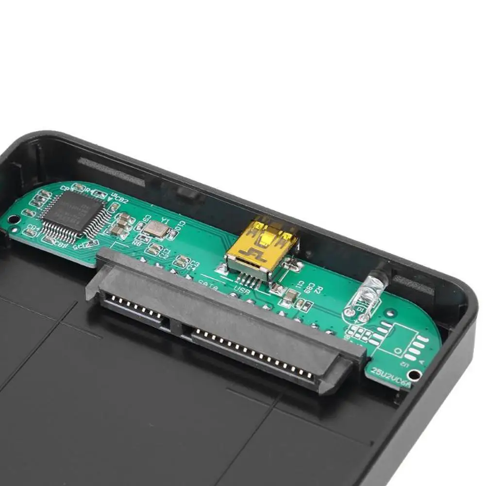 2,5 дюймовый последовательный жесткий диск Sata к USB 3,0/2,0 адаптер для жесткого диска 5 Гбит/с коробка поддерживает 2 ТБ для Windows Mac OS жесткий диск HDD