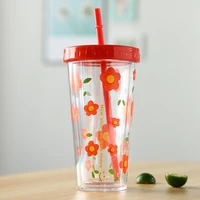 tumbler with straw glitter flash shiny straw cup plastic tumbler coffee cup with lid fashion straw cup gift support free bpa