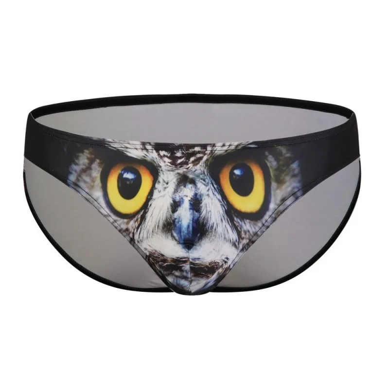 

New Men Sexy Fashion 3D Printed Briefs HOT Animal Pattern Brief Underwear Bikini Panties Gay Underwear
