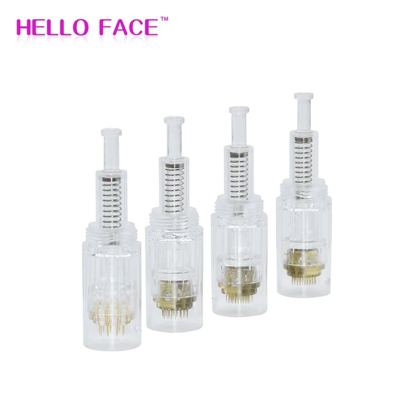 15 шт. микроиглы титана иглы винт Дерма ручка картридж одноразовые 12/24/36/42 Pin |