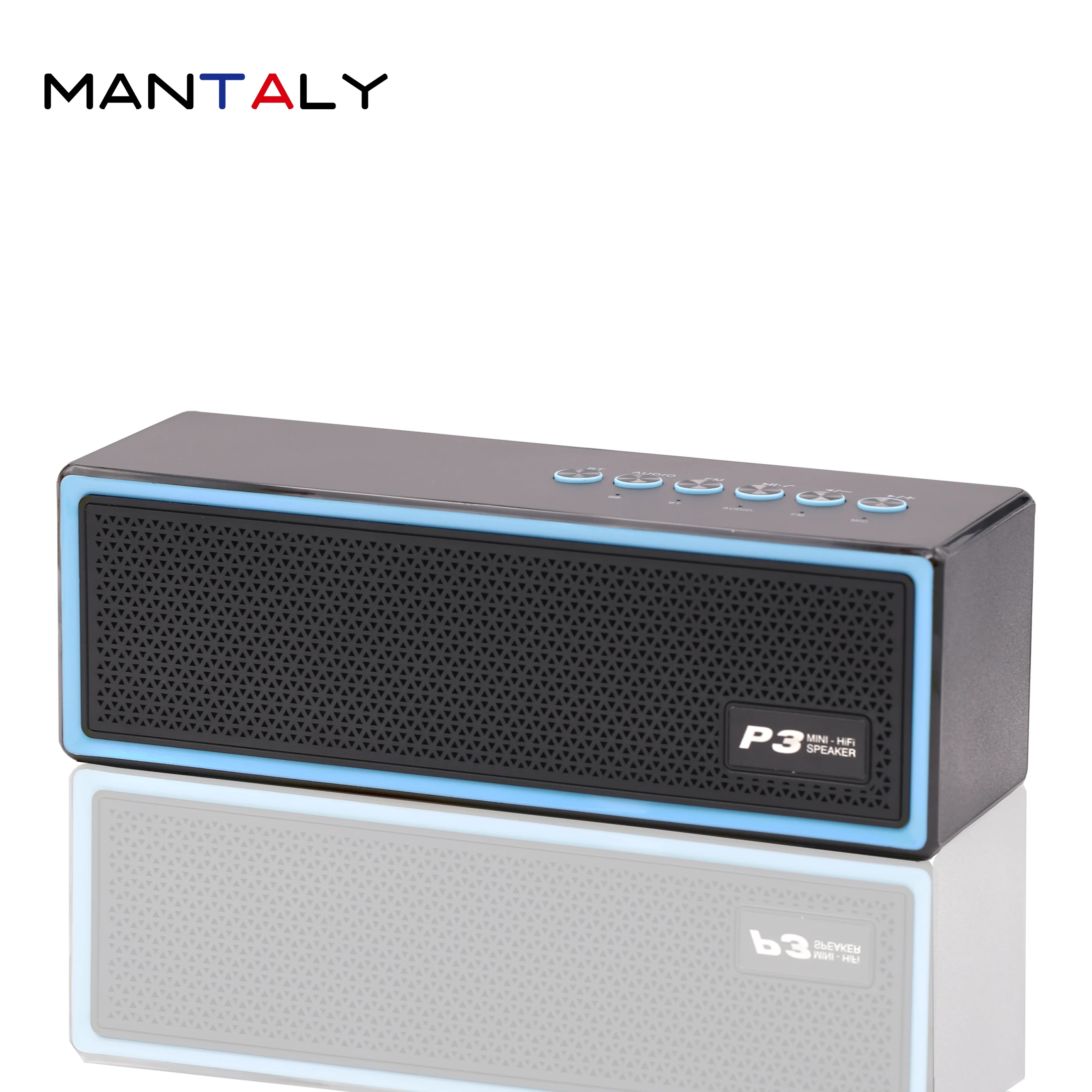 P3 мини беспроводной bluetooth динамик enceinte портативный parlante Саундбар spotify Премиум ретро компьютер ПК Бумбокс синий зуб usb