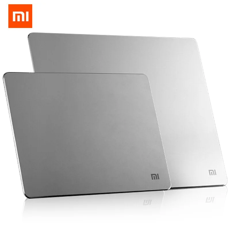 Xiaomi смарт-мышь коврик металлическая мышь тонкий алюминиевый тонкий коврики для компьютерной мыши Матовый для офиса