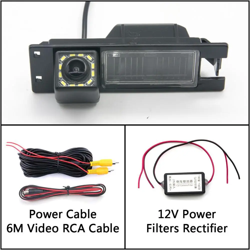 Camera With Filter 12 Светодиодный свет заднего хода автомобиля зеркало заднего вида Камера для Alfa Romeo 156 159 166 147 автомобиль Brera spider 2005 Ночное видение Водонепроницаемый парковки - Название цвета: Camera With Filter