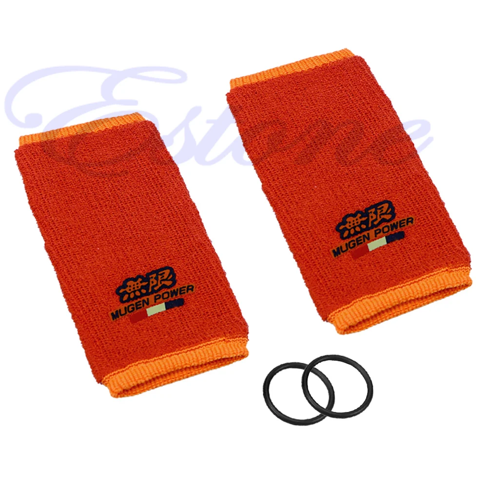 

2pcs New Fire Proof Mugen Tank Reservoir Cover Socks for honda Acura Civic JDM