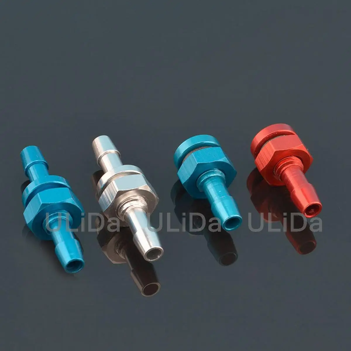 

Хорошее качество 1 шт. синие/Серебристые водяные ниппели L32mm / L20.8mm M6 резьба Rc лодка Топливные форсунки для труб 3X5/4X7mm