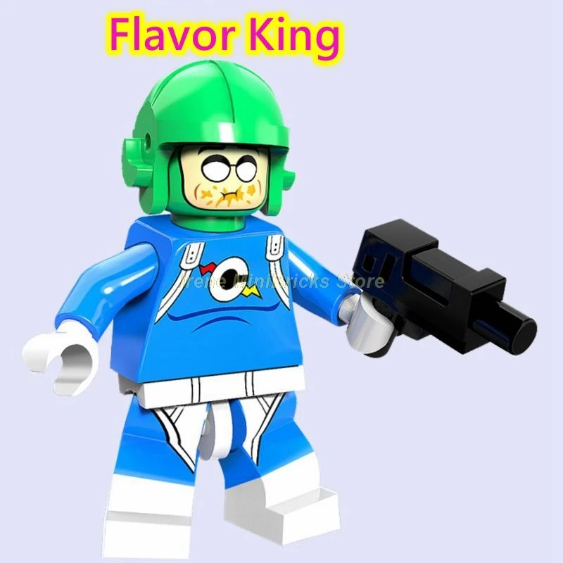 Flavor King Gotham Gordon Брюс Уэйн Бэтмен Marvel фильм железные человеческие Мстители эндгейм Acrion фигурки в Конструкторы Игрушки для детей DC - Цвет: Flavor King