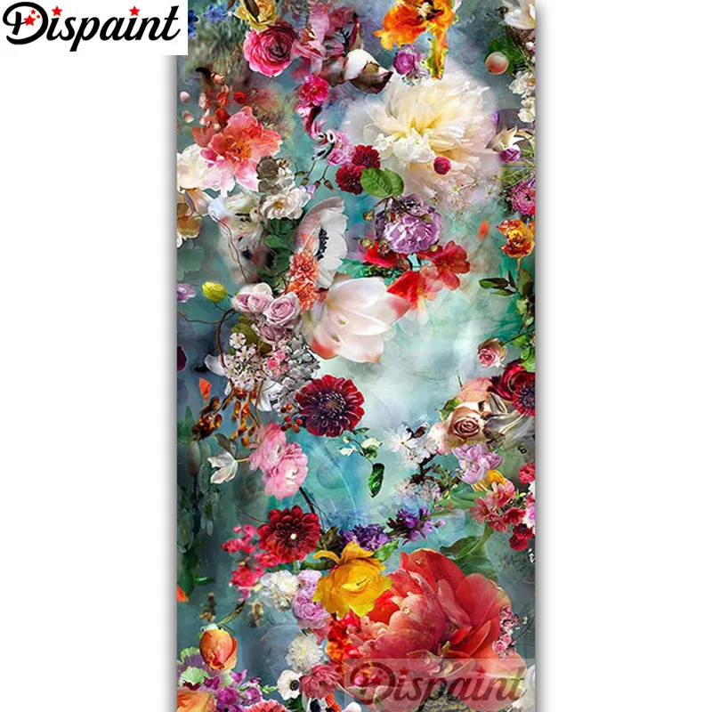 Dipaint полная квадратная/круглая дрель 5D DIY Алмазная картина "Цветочная бабочка" 3D вышивка крестиком 5D Декор подарок A25383