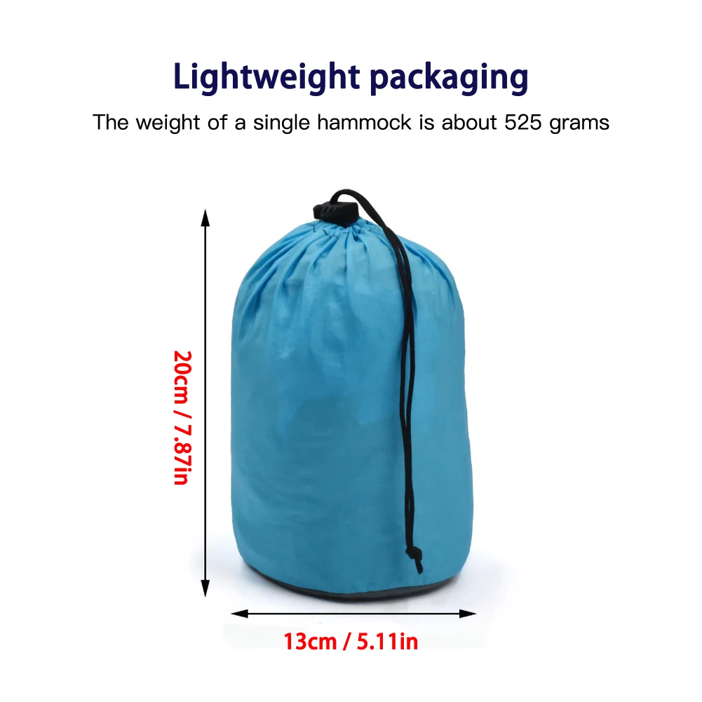 

Camping Hammock Outdoor Garden Portable Double Hanging Bed Swing Chair 260X140CM