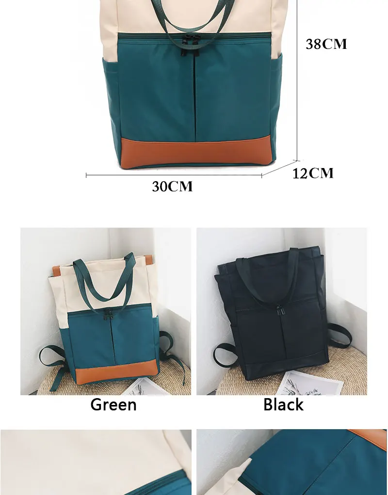 Модная хлопчатобумажная ткань подростков рюкзак женский рюкзак Mochila девушка сумка для школы, колледжа для женщин черный школьная сумка