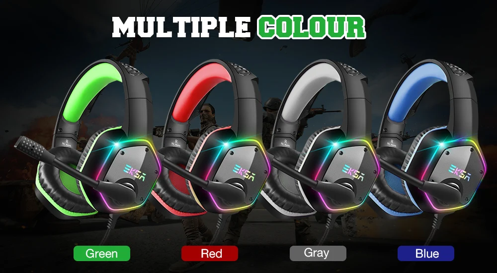 wired headset gamer pc para ps4 com