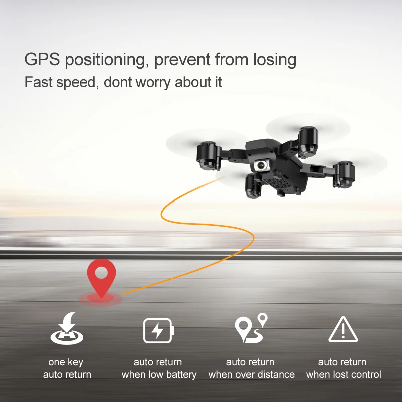 Fpv Дрон 4k Профессиональный GPS Rc Квадрокоптер droni 5G Follow Me селфи двойная камера