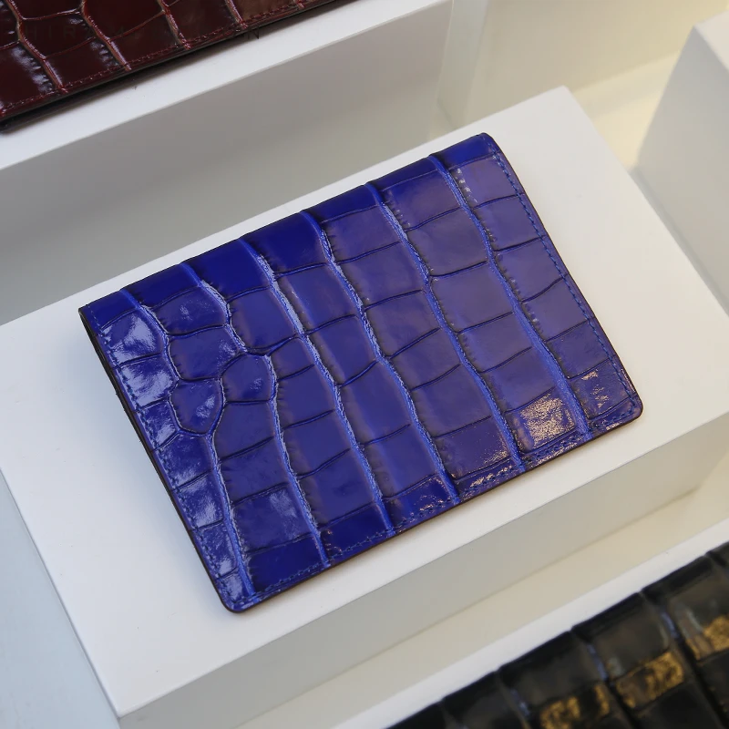 Hiram Beron персонализированный кожаный чехол для паспорта RFID Блокировка тисненый узор крокодила роскошный продукт Прямая поставка