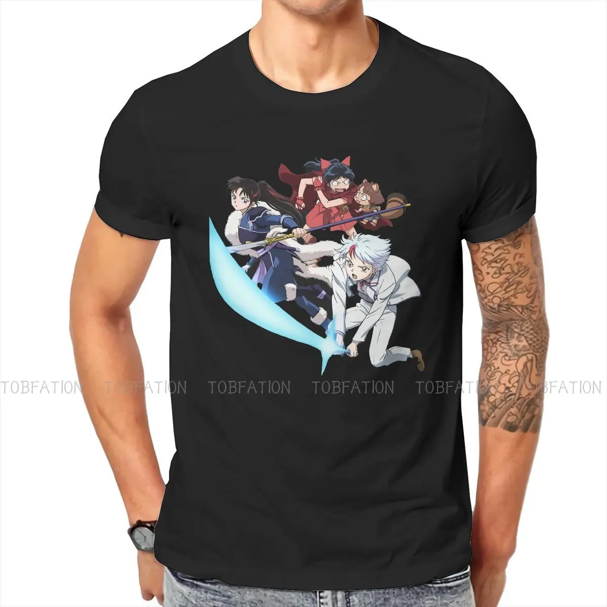 

Классическая мужская футболка с принтом в виде главных героев