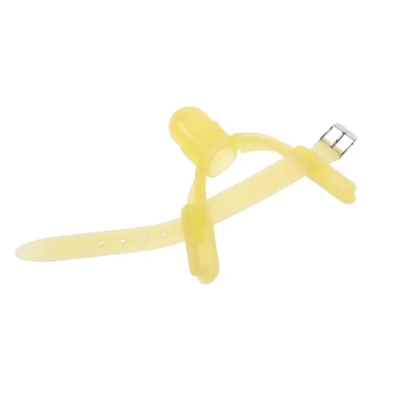 

2 Colors Nontoxic Silicone Baby Kids Child Finger Guard Stop Thumb Sucking Wrist Band