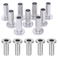t316 stainless steel protector sleeves for 18inch deck cable railing kit hardware diy balustrade system marine grade