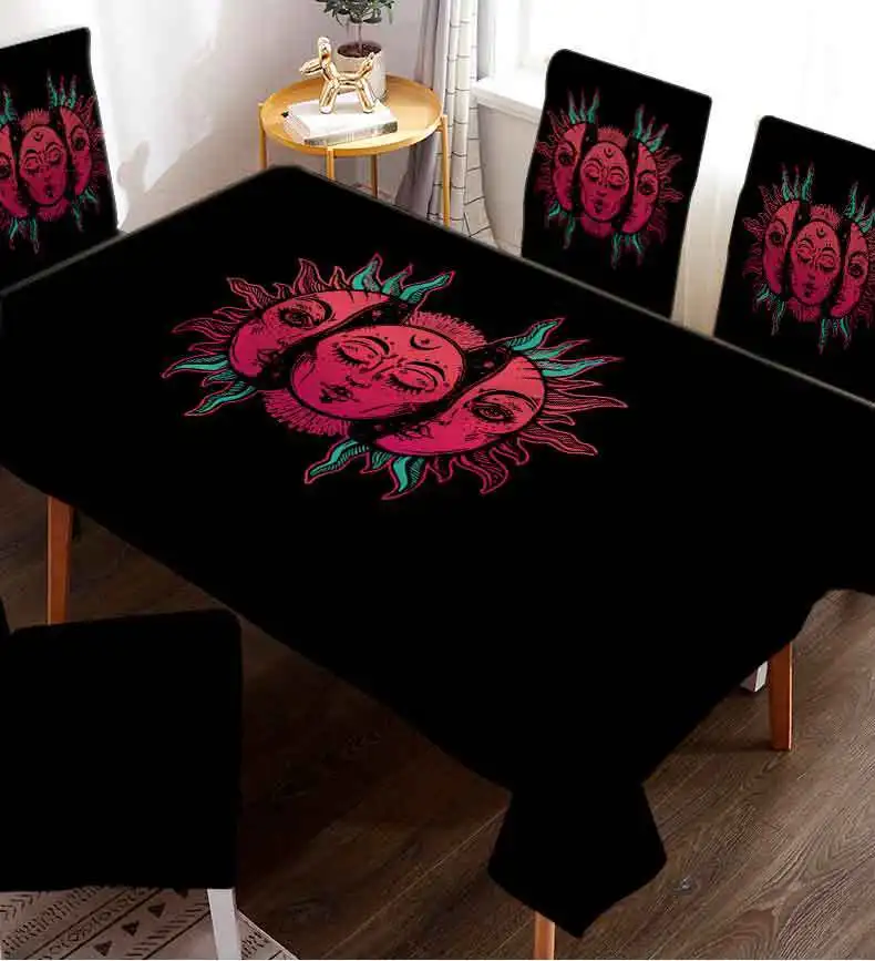 

Rectangular Table Cloth Halloween Tablecloth Bugaboo Pumpkin Lantern Ghost Reaper Halloween Home Decorations Table Cover Tapete