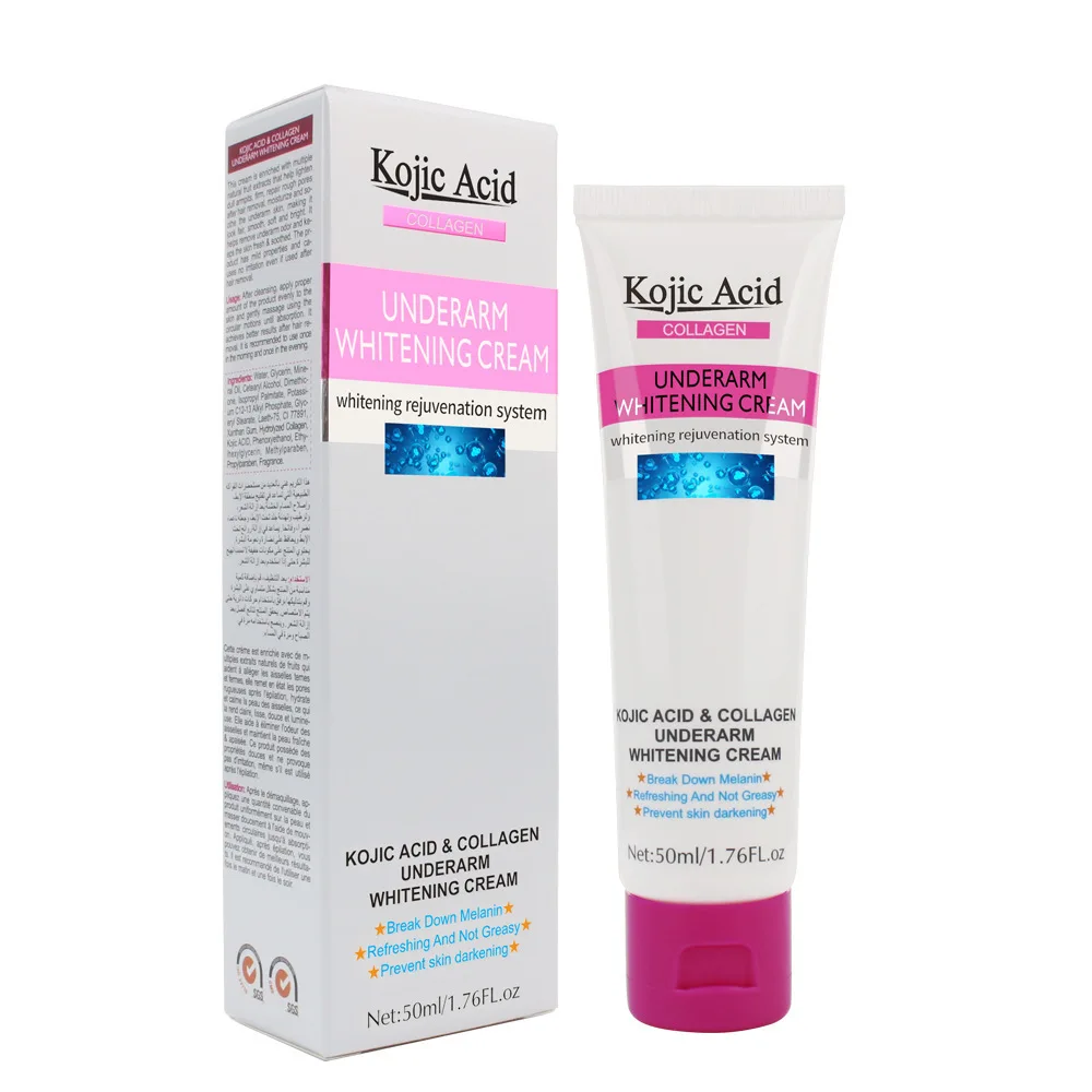 50ml Kojic Acid Women Armpit Whitening Cream Underarm Private Part Nipple Skin Care Repair Body |