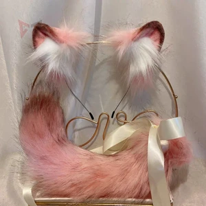 Женский обруч для волос MMGG, с кошачьими ушками и хвостом