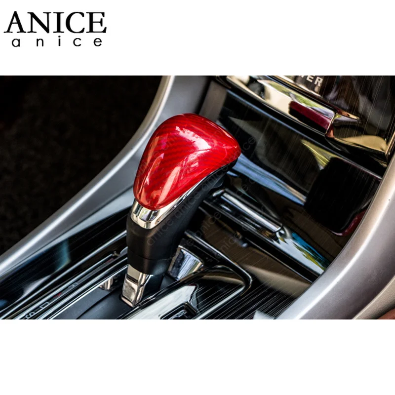 Красное углеродное волокно внутренняя флейта подходит для Honda Accord 2013 2014 2015 2016 ABS AT